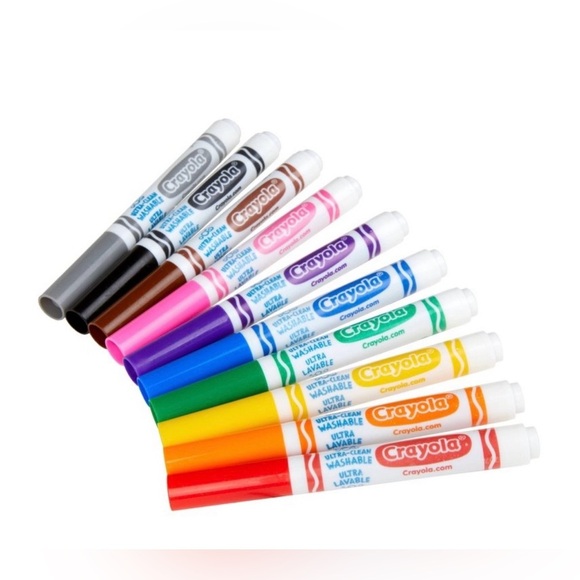 Crayola 10ct Washable Broad Line Markers, School Supplies - Picture 4 of 5